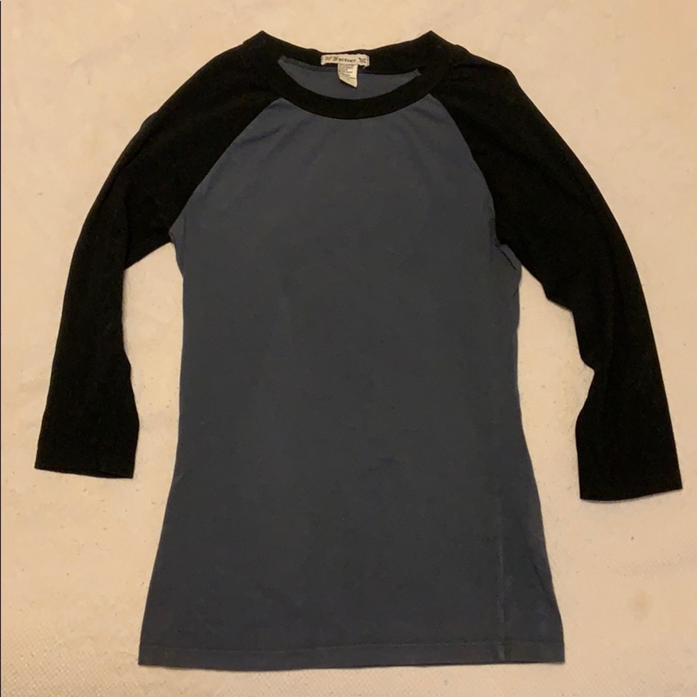 Black and Gray Baseball Shirt